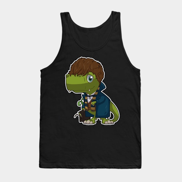 Dino magizoologist Tank Top by DinoTropolis